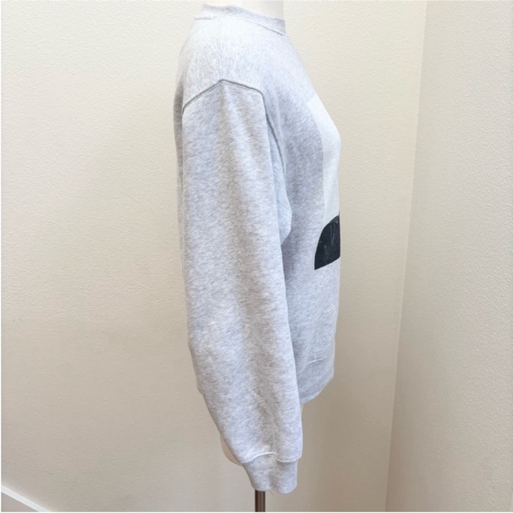 Anine Bing Ramona Graphic Sweatshirt Designer Kate Moss Rare Black Gray Size Xs - Picture 9 of 11